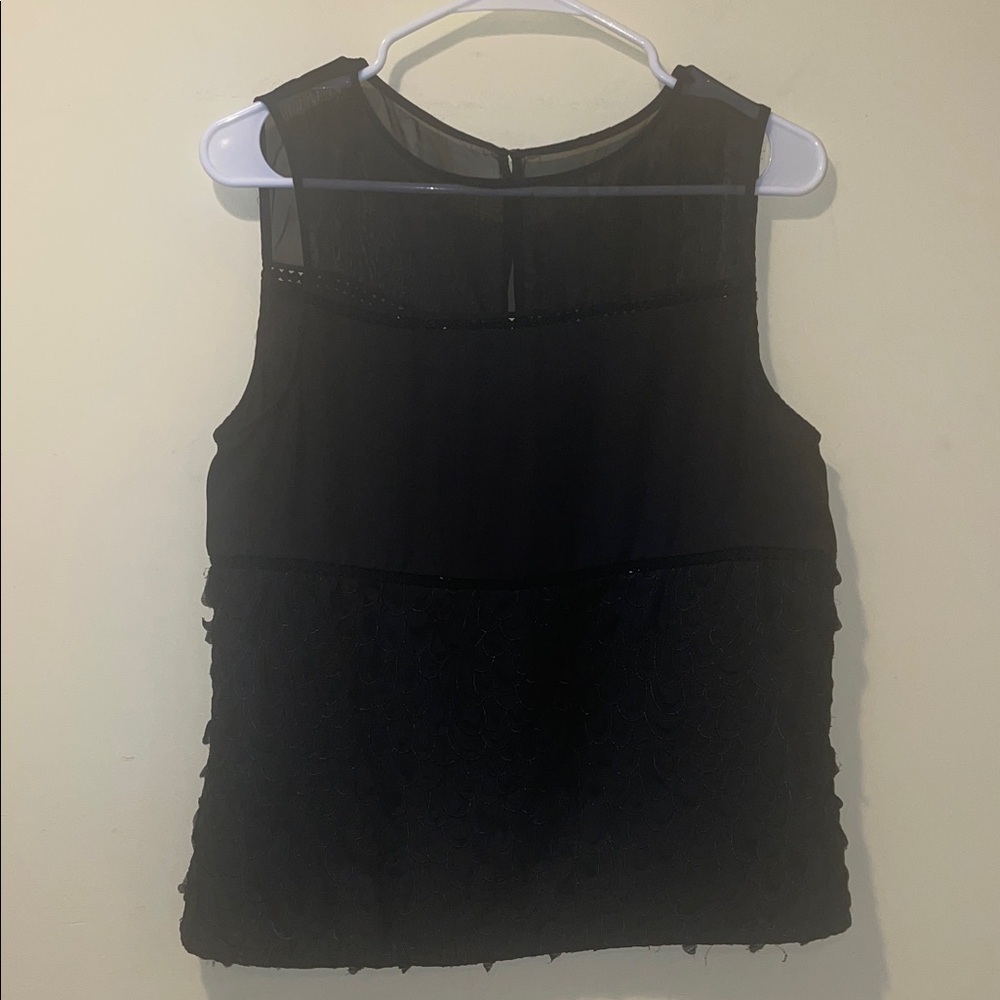 Womens Reiss Valentina Top Black
